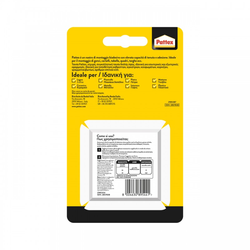 Millechiodi tape 19mmx1,5m | Pattex